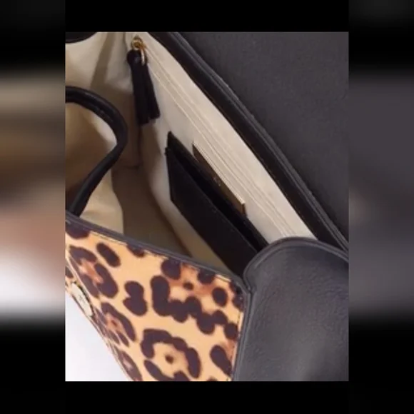 I.N.C. INTERNATIONAL CONCEPTS Sibbell Crossbody Bag Leopard New - Picture 3 of 13